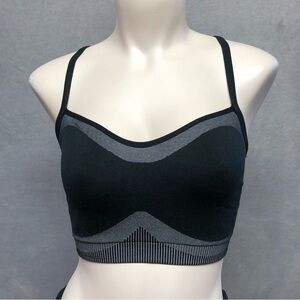 💕2/$20💕 Black & Grey Sports Bra Size Small